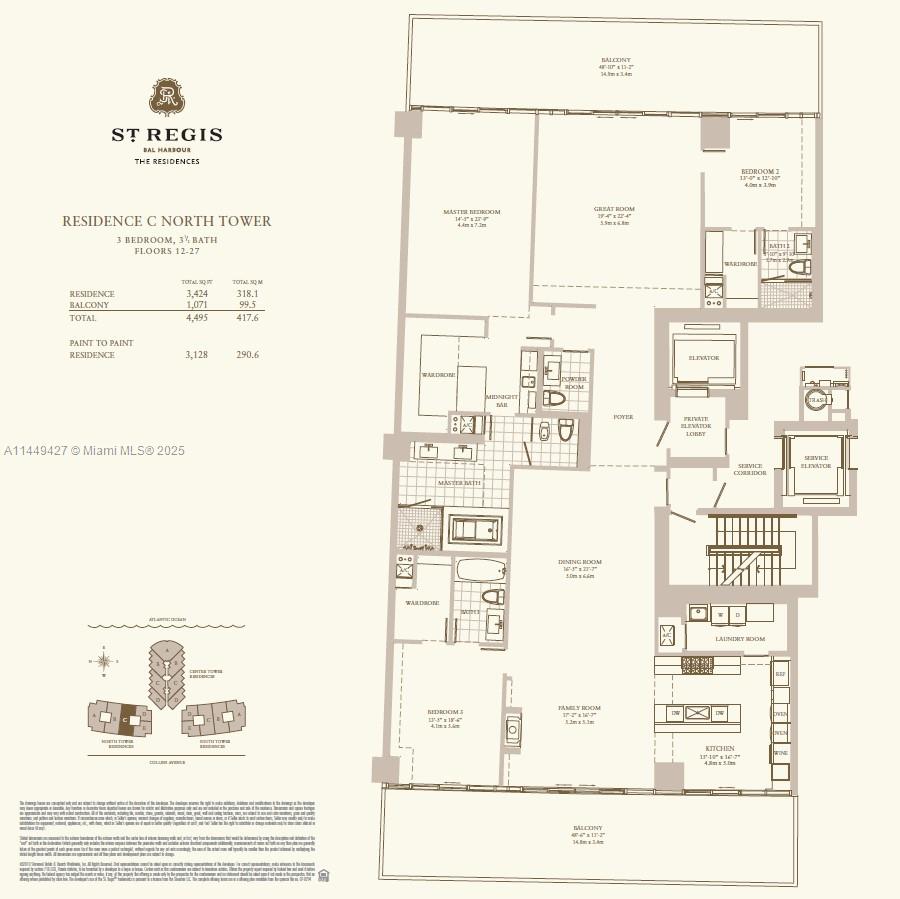 9705 Collins Ave #1803N, Bal Harbour FL 33154