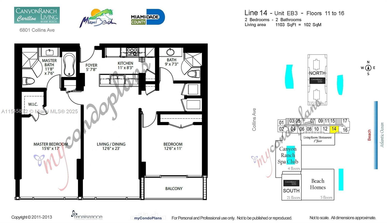6801 Collins Ave #1206, Miami Beach FL 33141