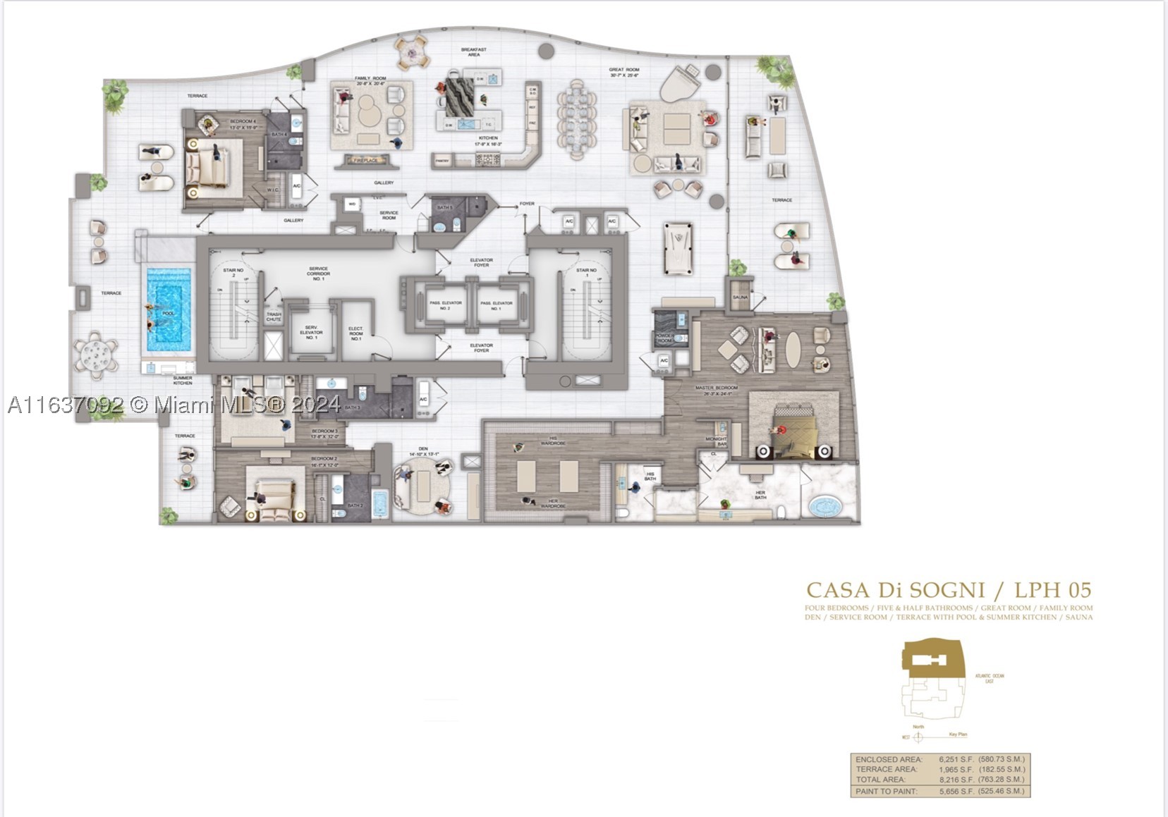 17901 Collins #Ph4705, Sunny Isles Beach FL 33160