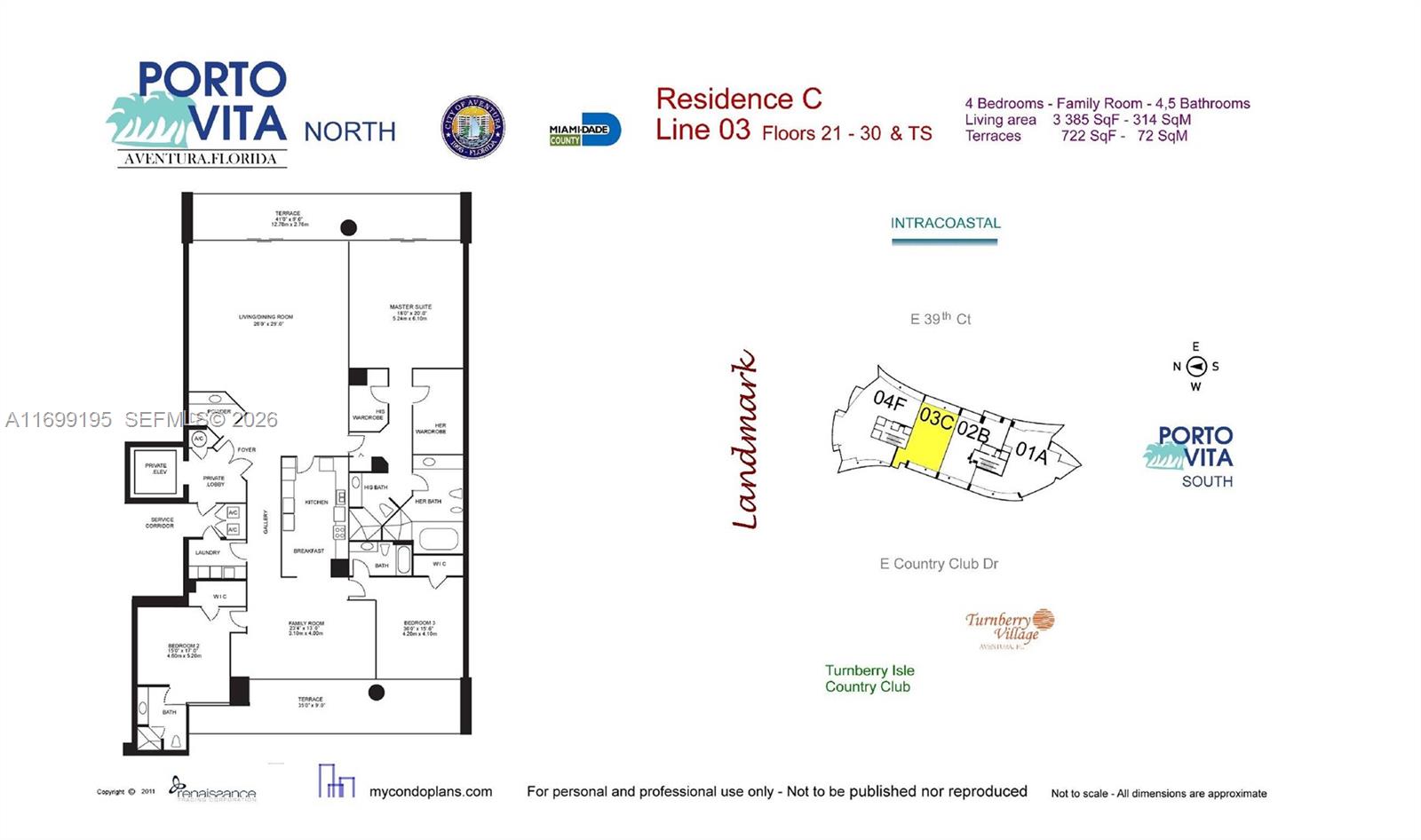 20155 NE 38th Ct #2903, Aventura FL 33180