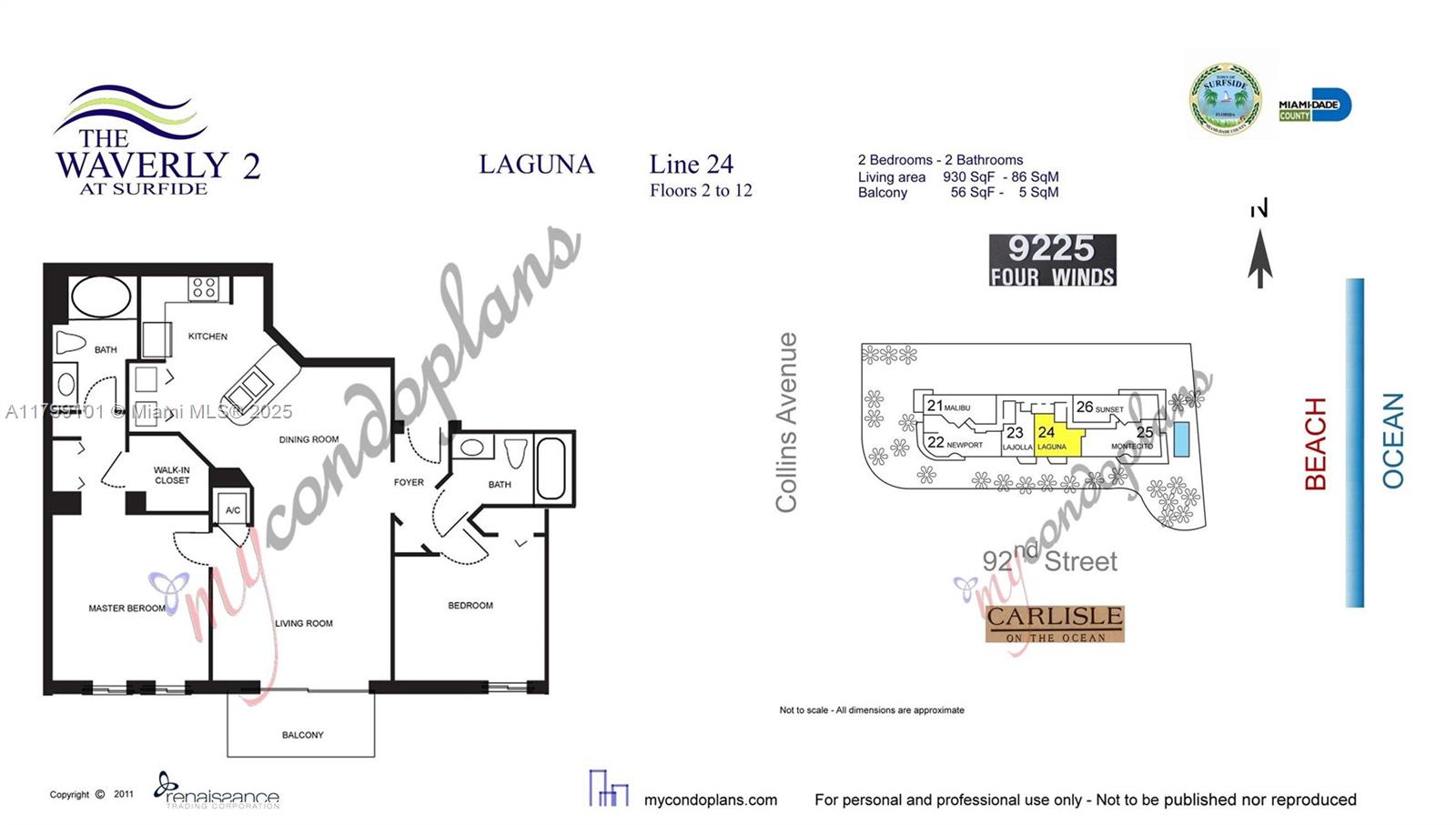 9201 Collins Ave #524, Surfside FL 33154