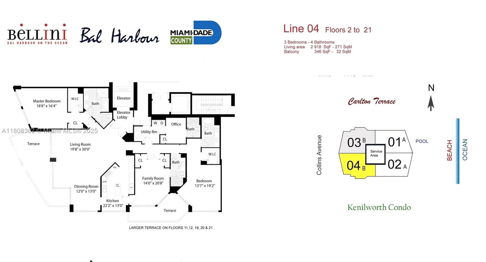 10225 Collins Ave #604 Renovated, Bal Harbour FL 33154