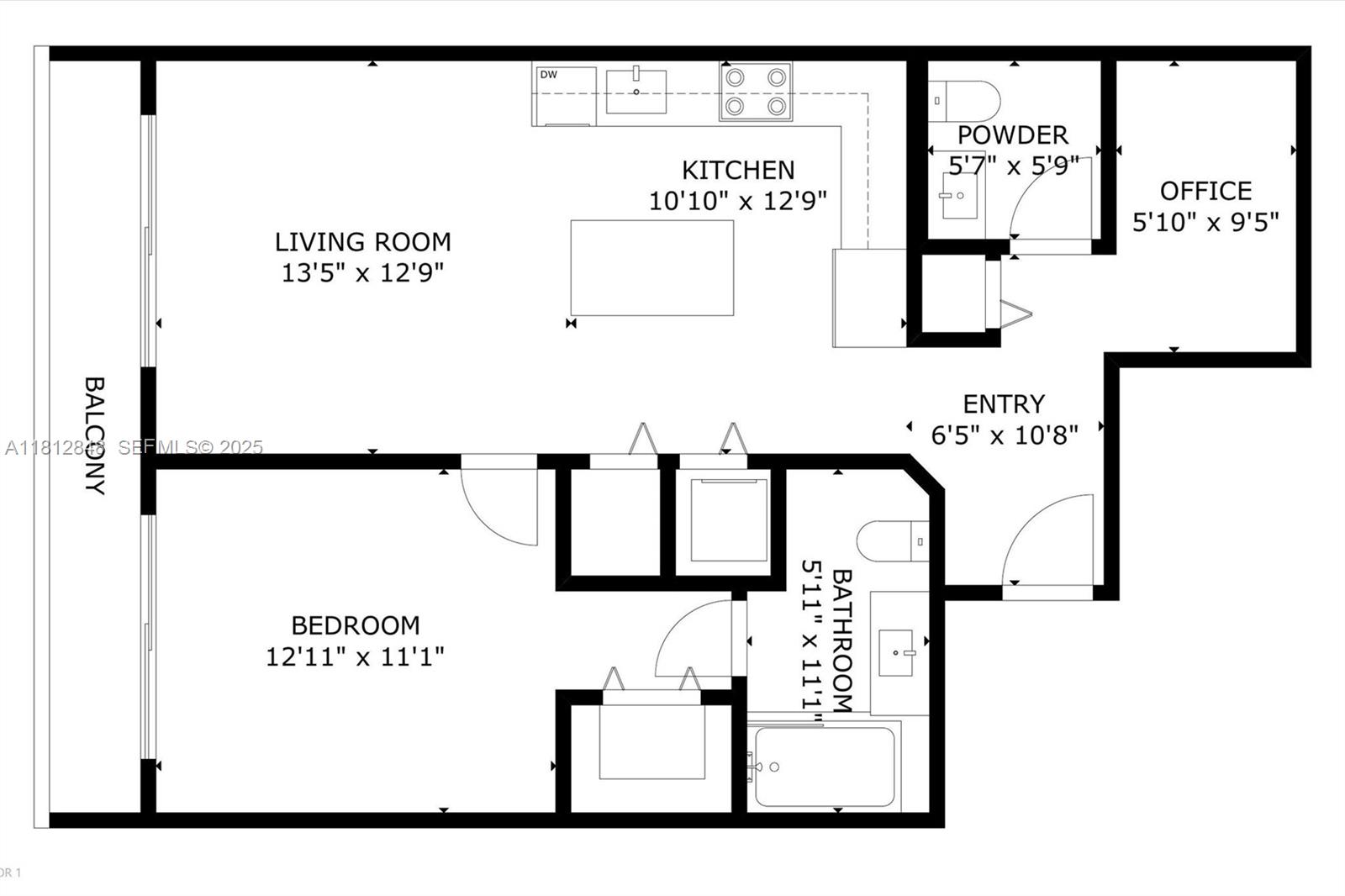 55 SW 9th St #1510, Miami FL 33130