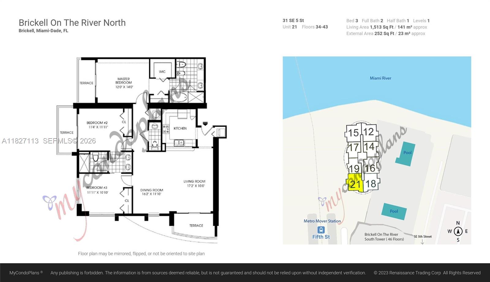 31 SE 5th St #4021, Miami FL 33131