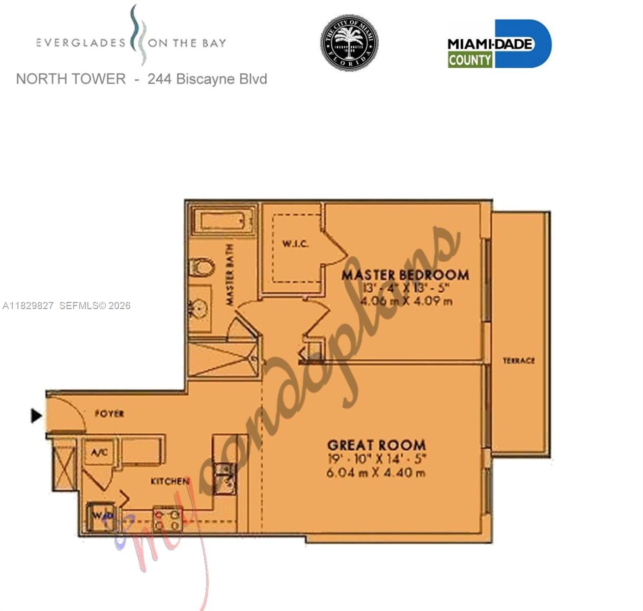 244 Biscayne Blvd #3704, Miami FL 33132