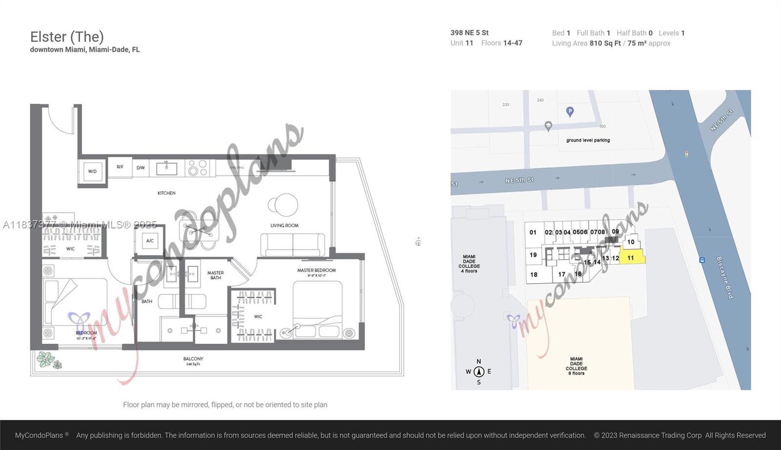 398 NE 5th St #3711, Miami FL 33132