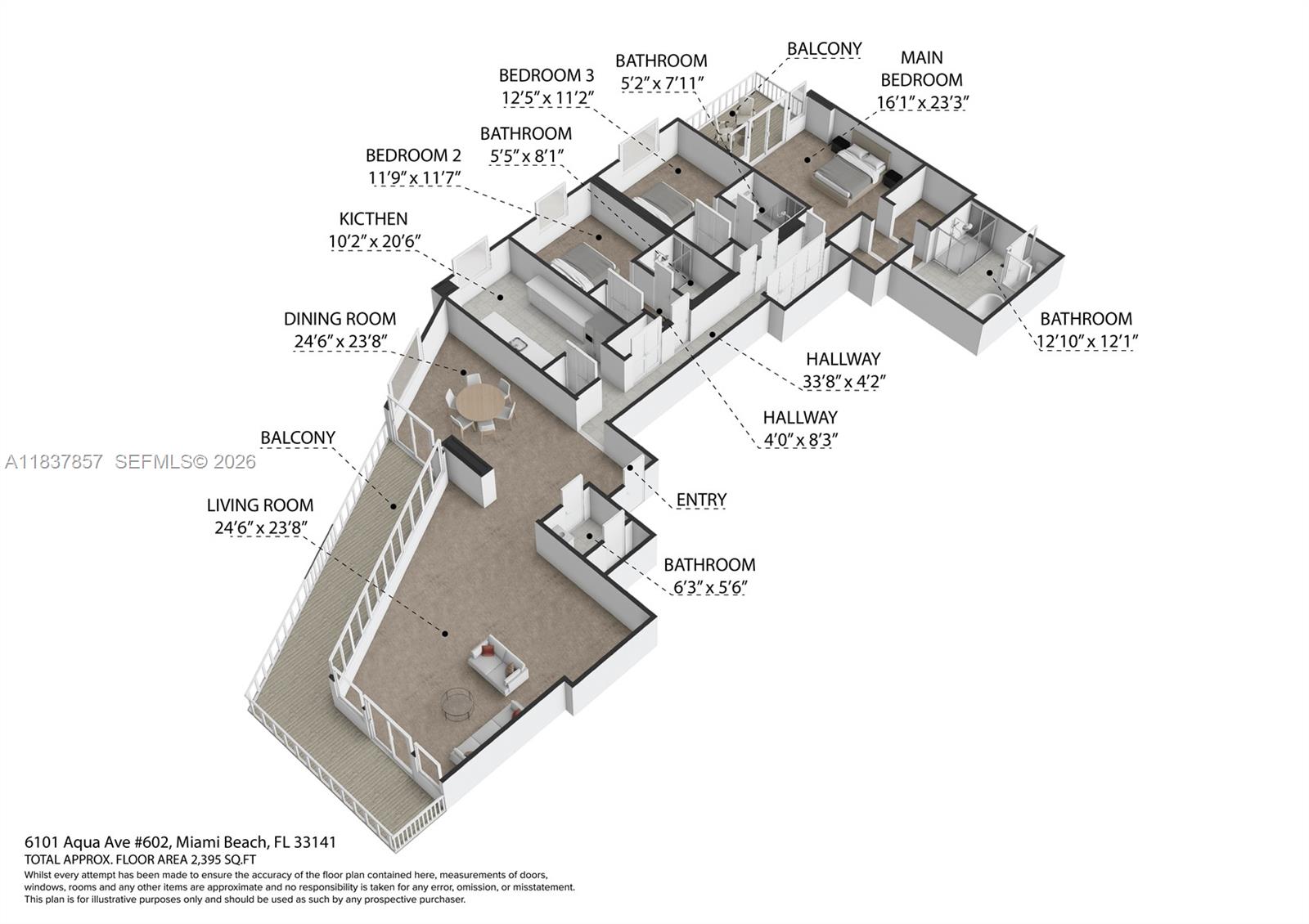 6101 Aqua Ave #602, Miami Beach FL 33141