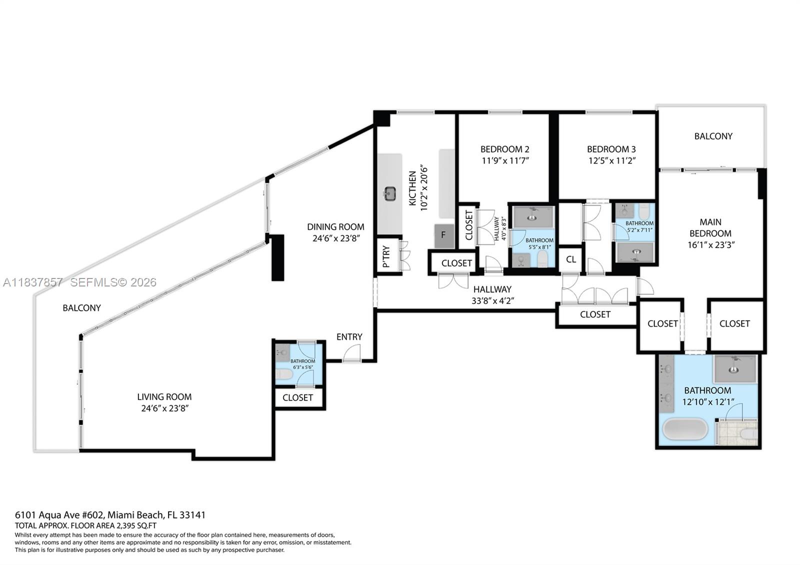 6101 Aqua Ave #602, Miami Beach FL 33141