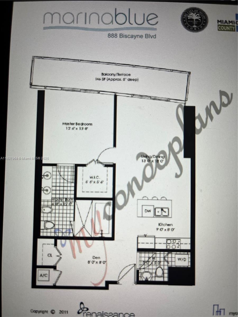 888 Biscayne Blvd #3403, Miami FL 33132