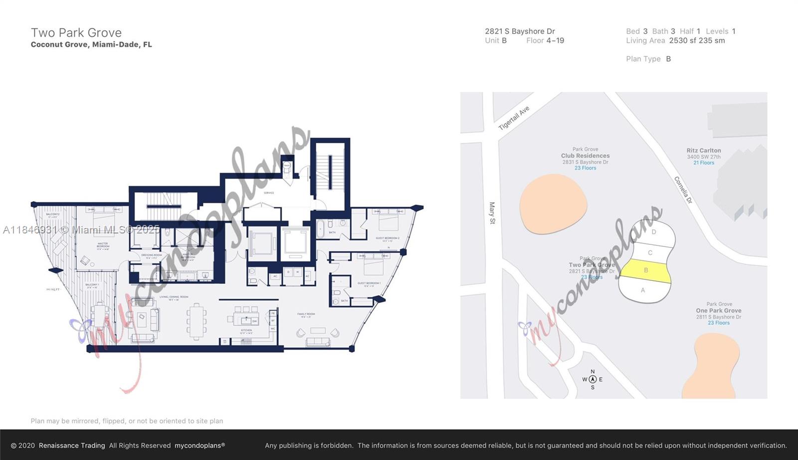 2821 S Bayshore Dr #7B, Coconut Grove FL 33133