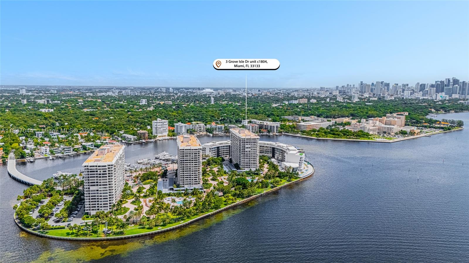 3 Grove Isle Dr #C1804, Miami FL 33133