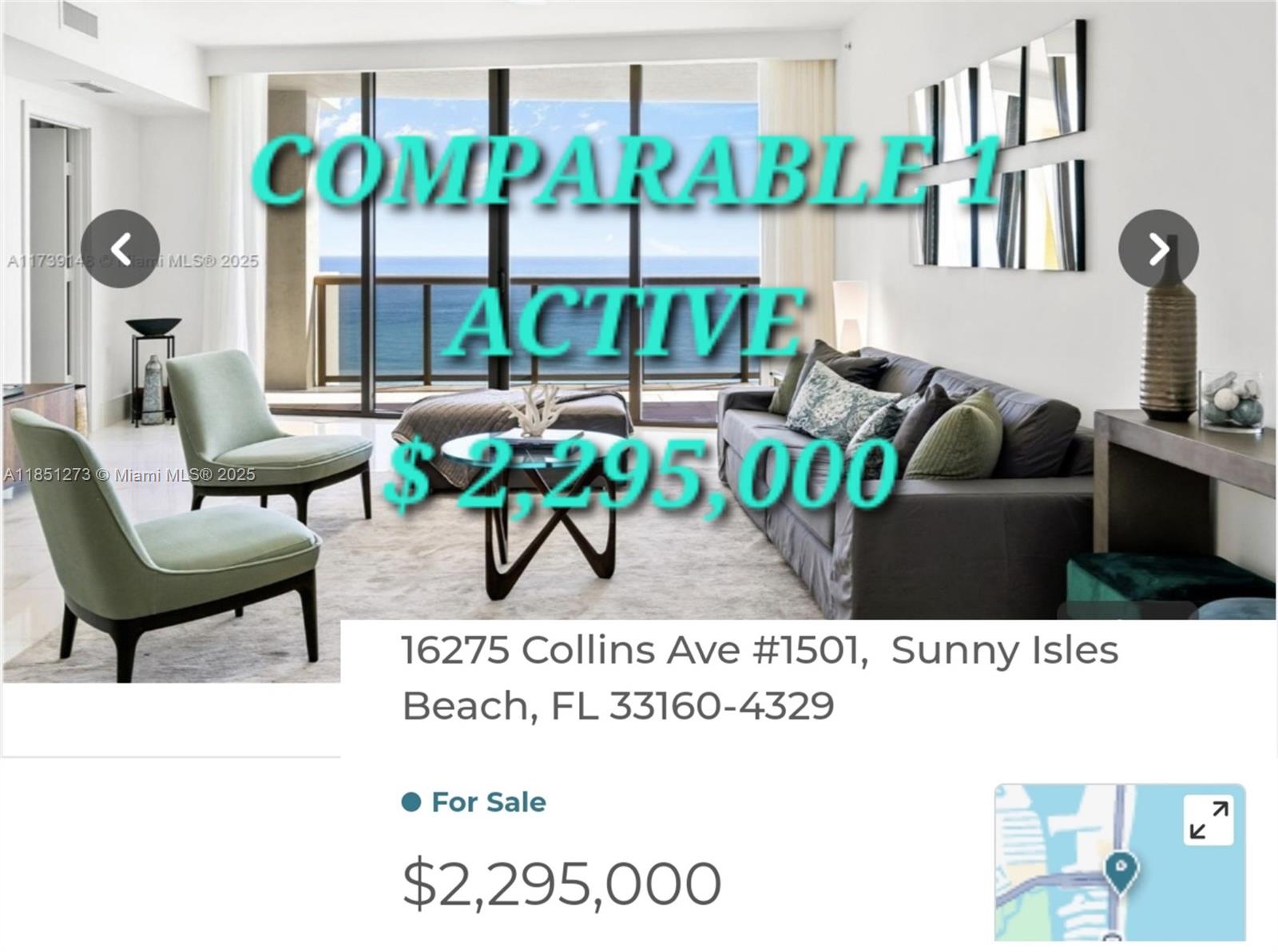 16275 Collins Ave #801, Sunny Isles Beach FL 33160