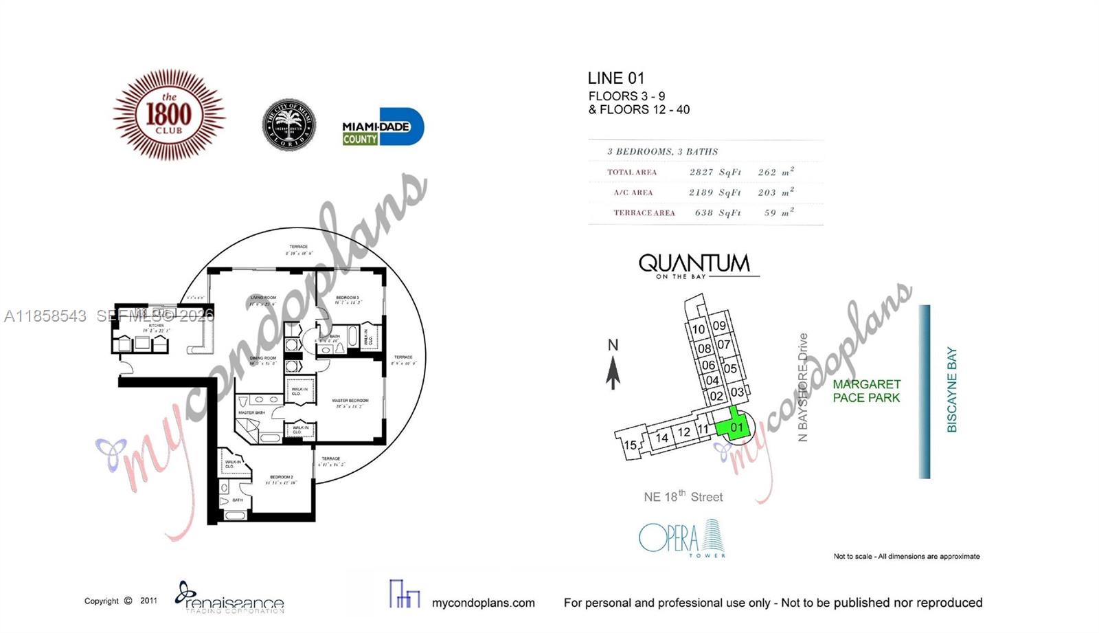 1800 N Bayshore Dr #3501, Miami FL 33132