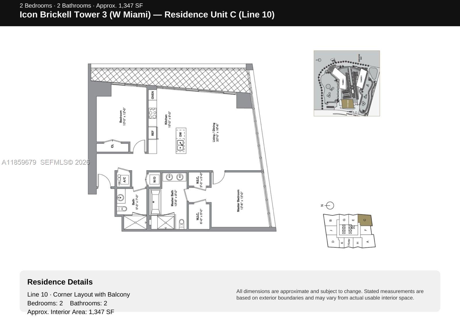 485 Brickell Ave #2210, Miami FL 33131