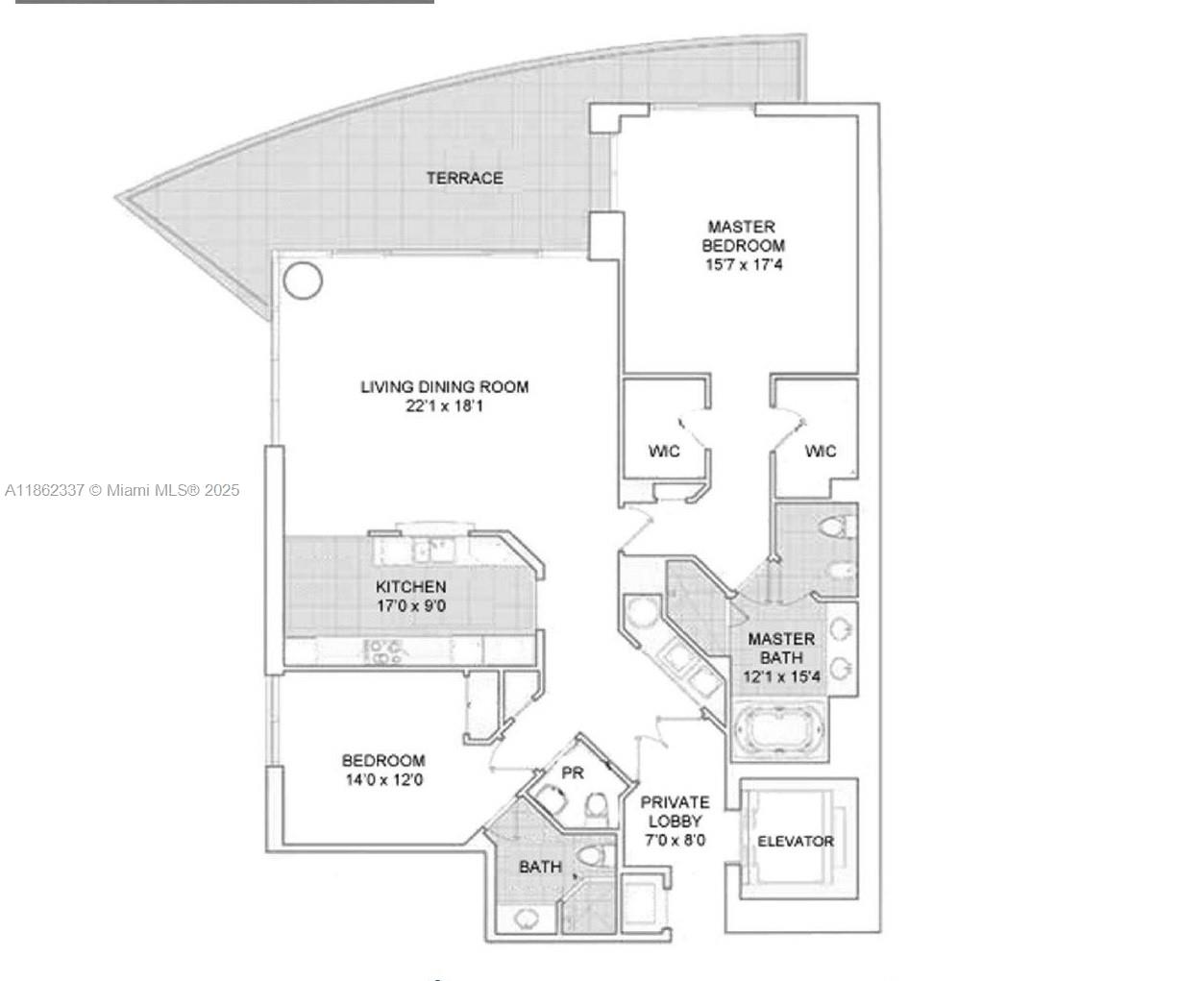 1331 Brickell Bay Dr #1801, Miami FL 33131