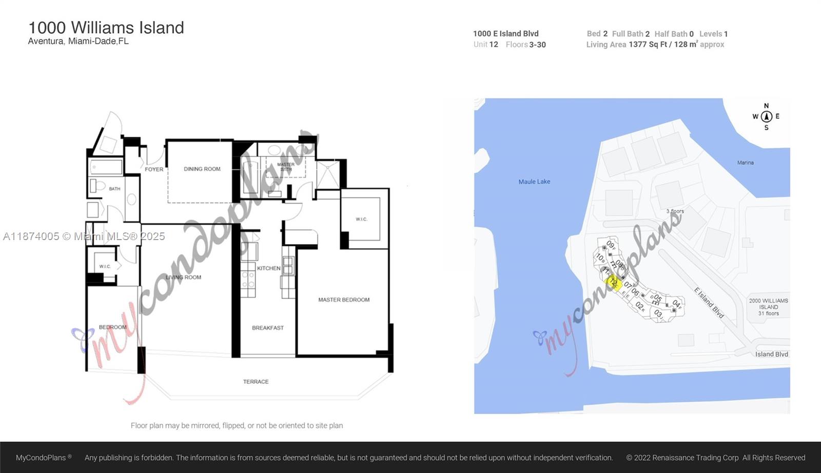 1000 W Island Blvd #1612, Aventura FL 33160