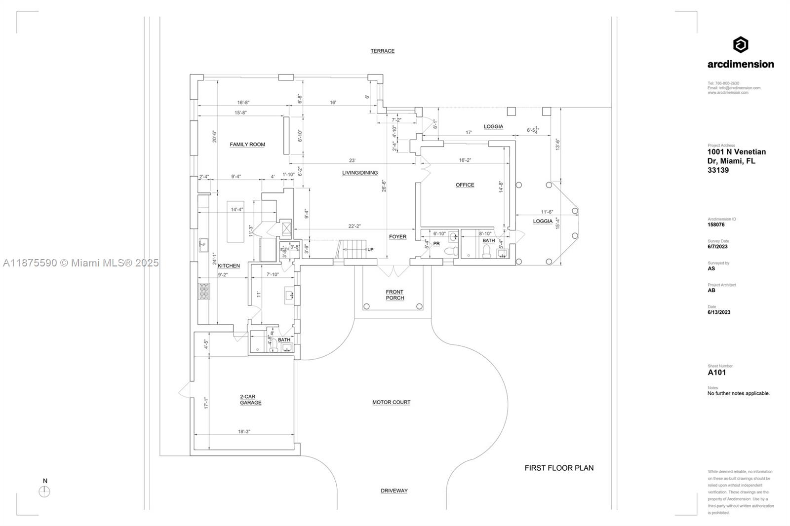 1001 N Venetian Dr, Miami FL 33139