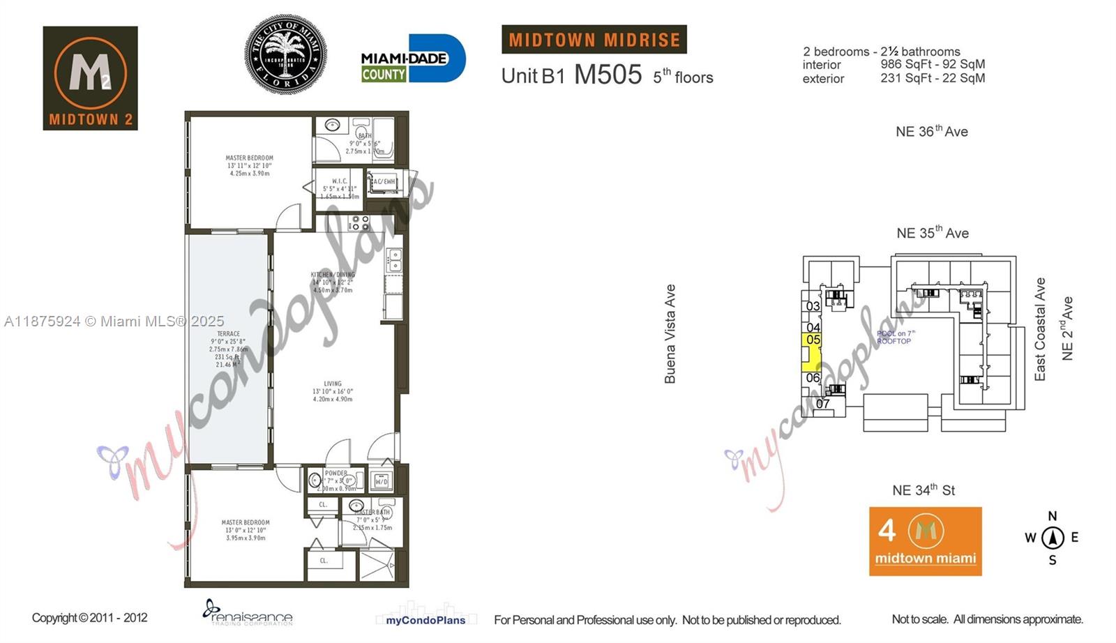 3451 NE 1st Ave #M0505, Miami FL 33137