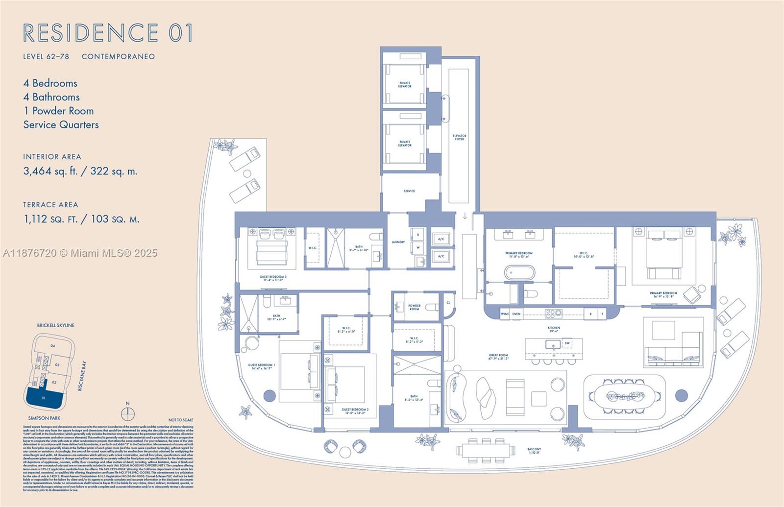 1420 South Miami Ave #7301, Miami FL 33130