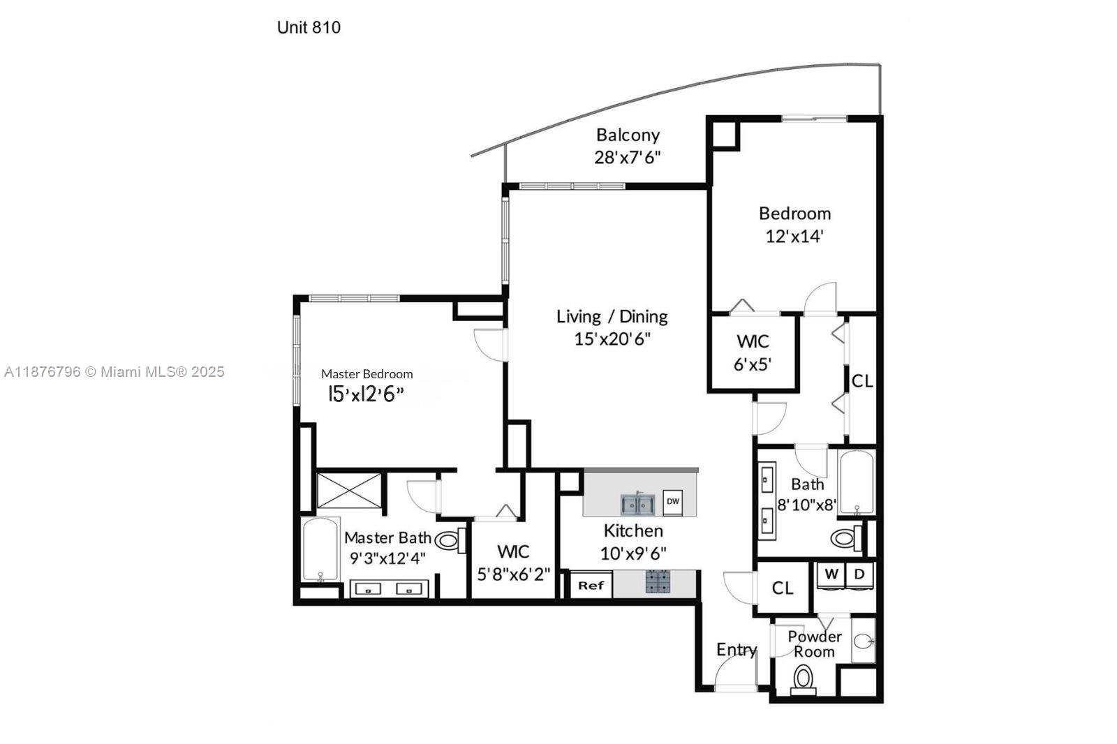 951 Brickell Ave #810, Miami FL 33131