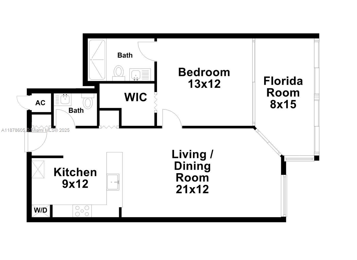 1915 Brickell Ave #C1205, Miami FL 33129