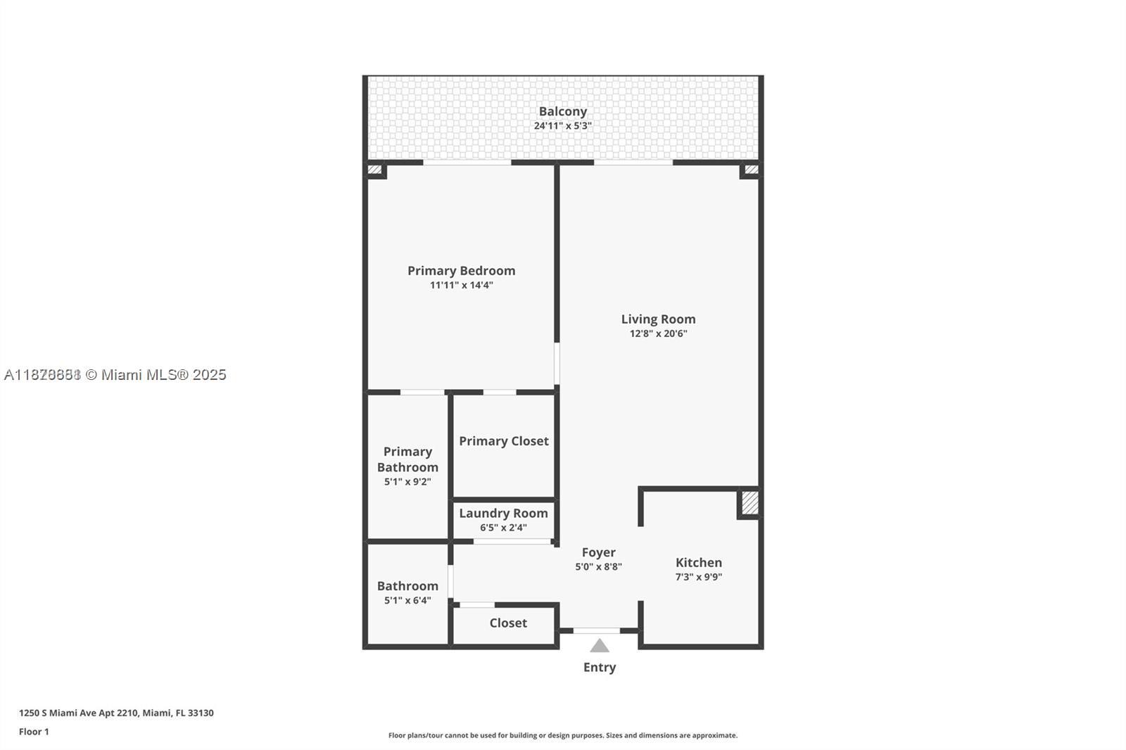 1250 S Miami Ave #2210, Miami FL 33130