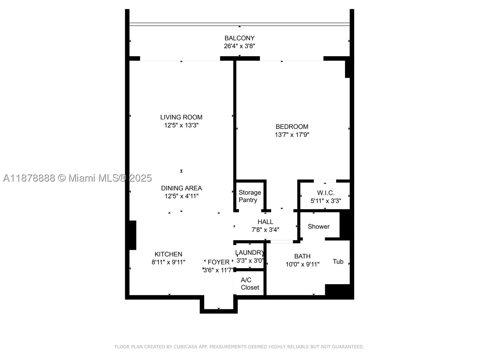 55 SE 6th St #1908, Miami FL 33131