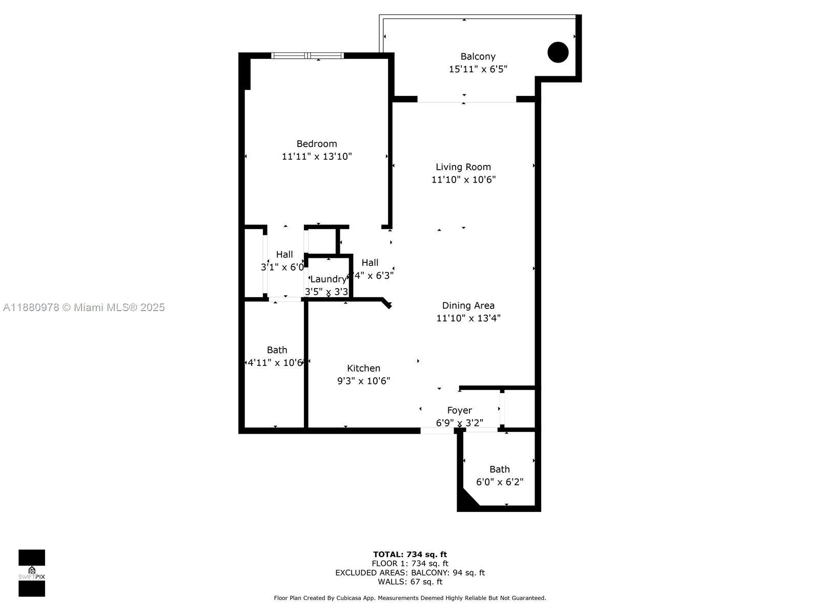801 Brickell Key Blvd #808, Miami FL 33131