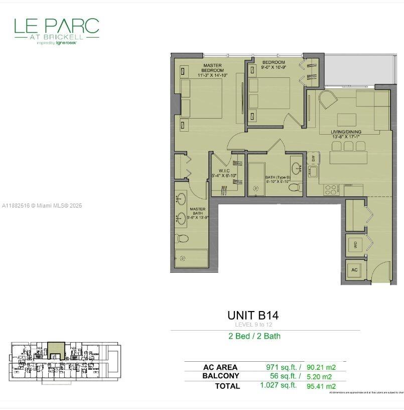 1600 SW 1st Ave #1106, Miami FL 33129