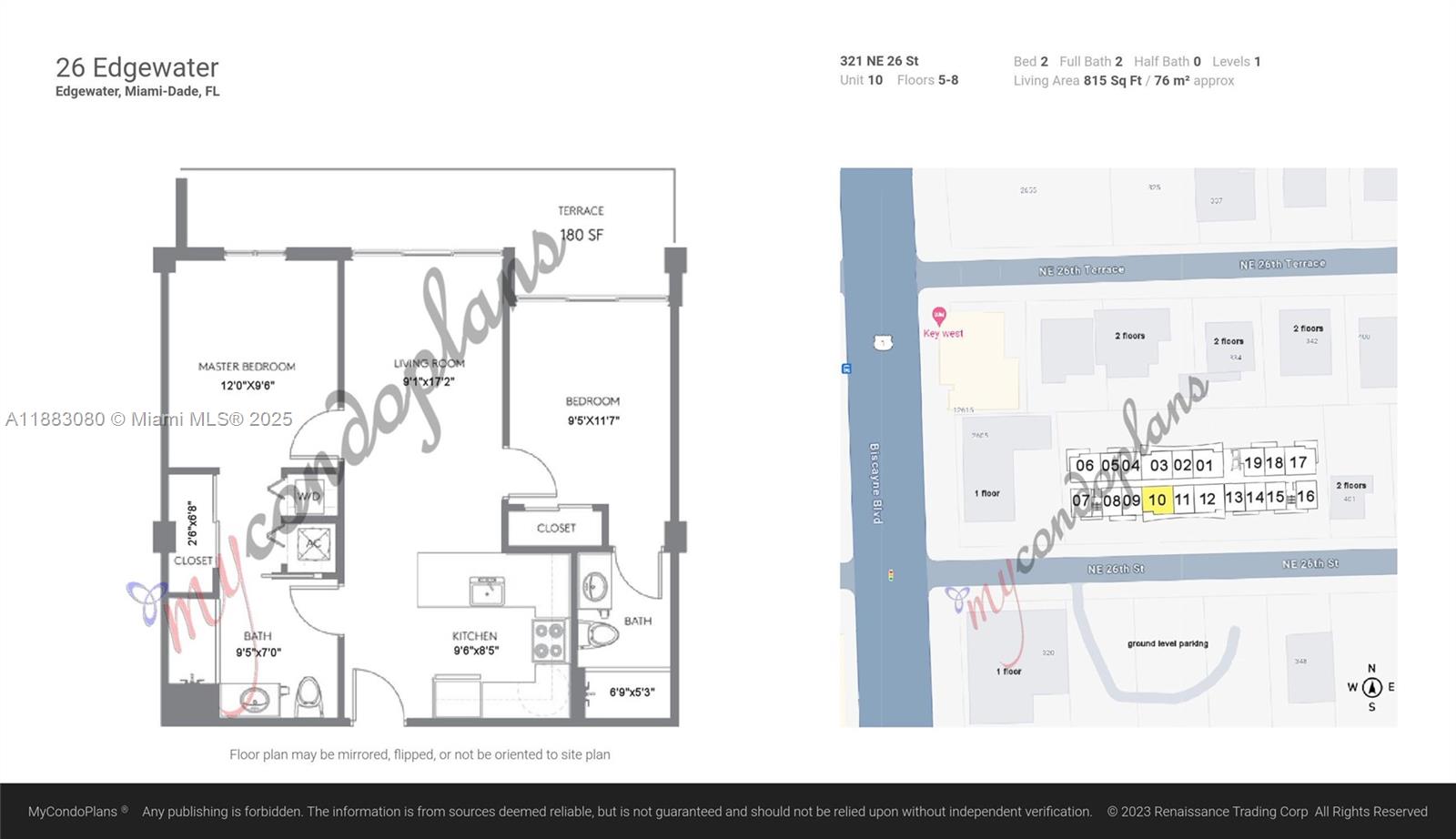 321 NE 26th St #710, Miami FL 33137