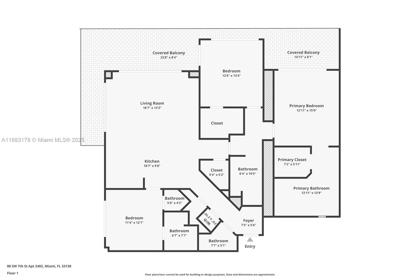 88 SW 7th St #2402, Miami FL 33130