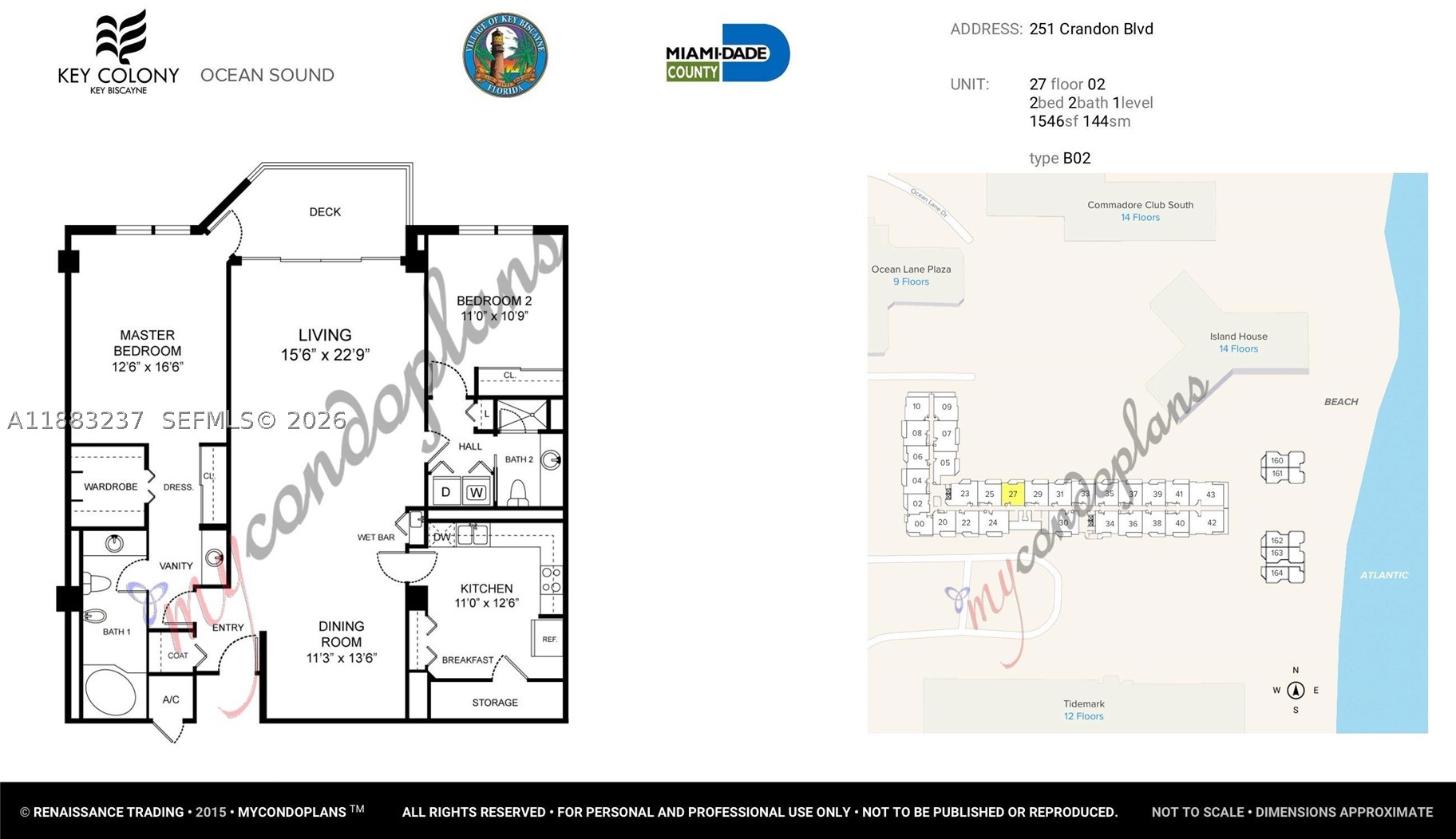 251 Crandon Blvd #227, Key Biscayne FL 33149