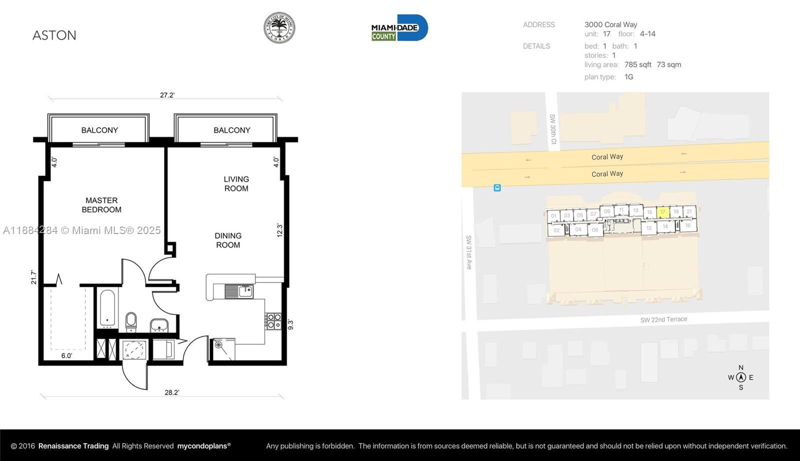 3000 Coral Way #1117, Miami FL 33145