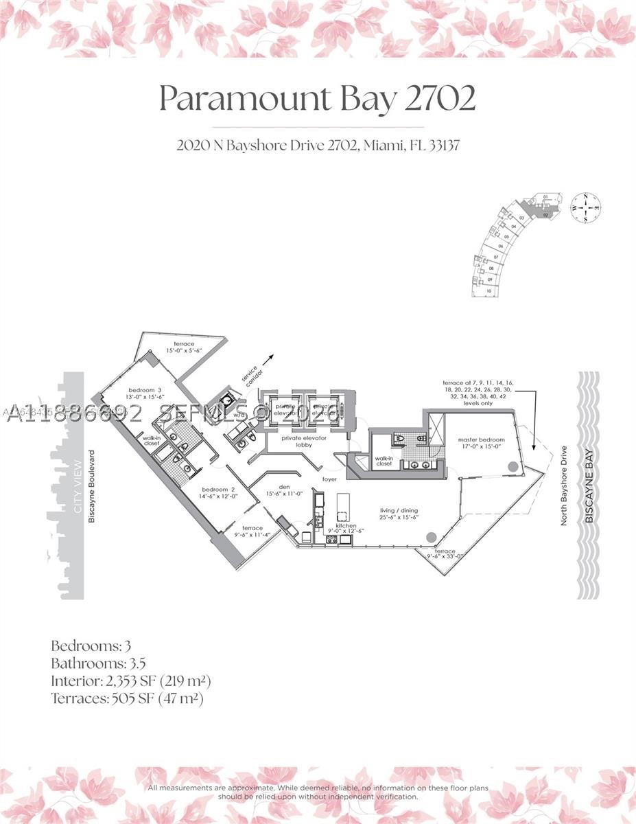 2020 N Bayshore Dr #2702, Miami FL 33137