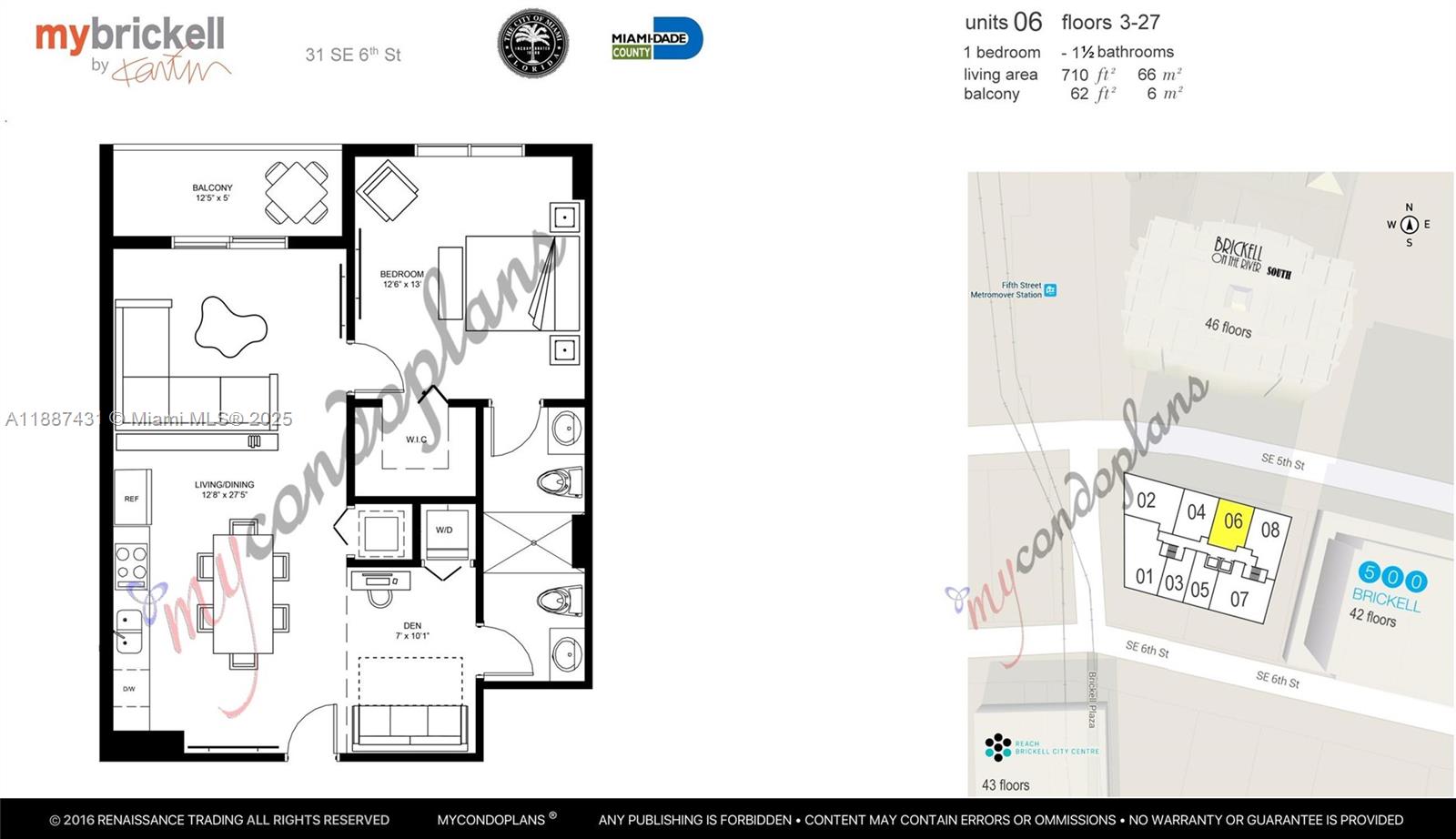 31 SE 6th St #606, Miami FL 33131