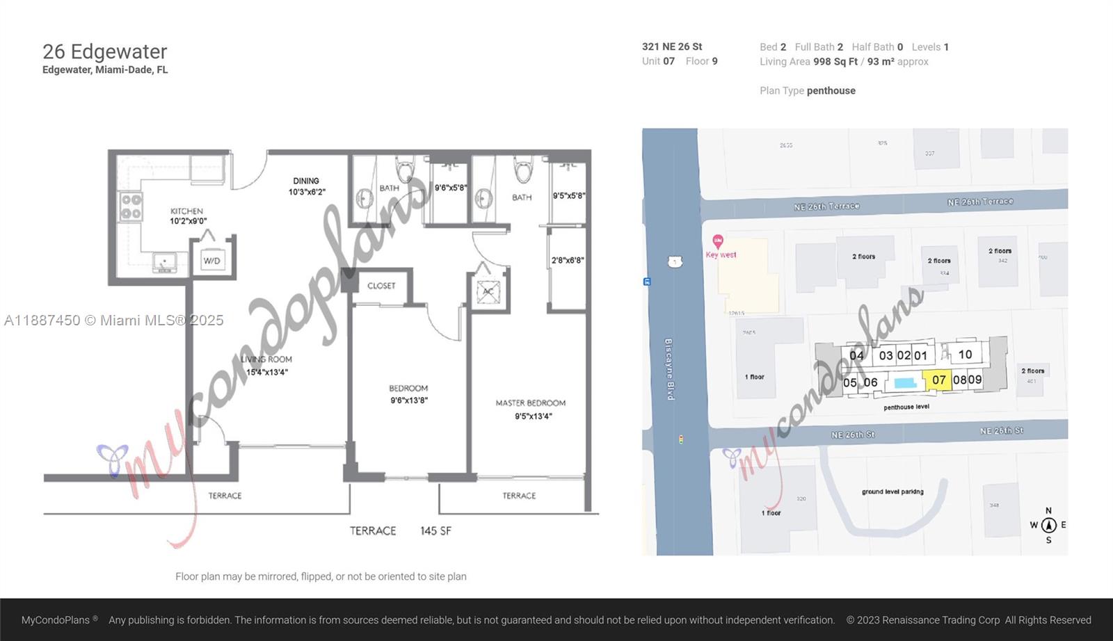 321 NE 26th St #907, Miami FL 33137