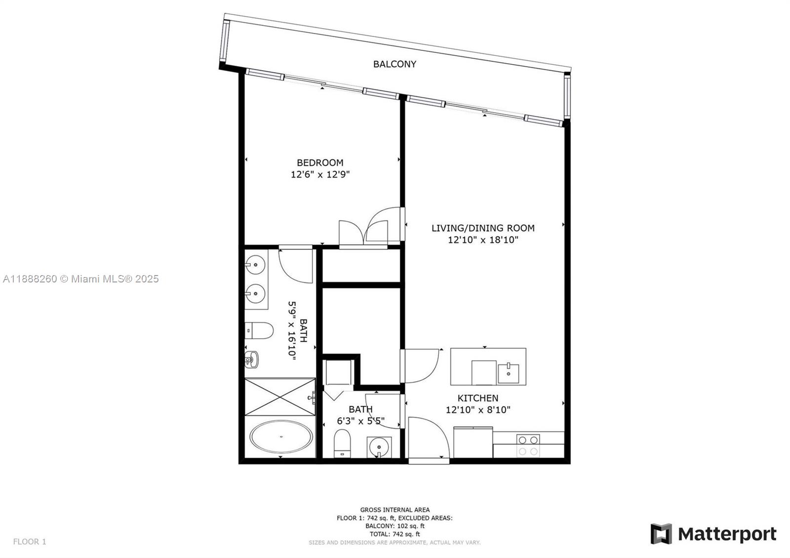 888 Biscayne Blvd #4002, Miami FL 33132