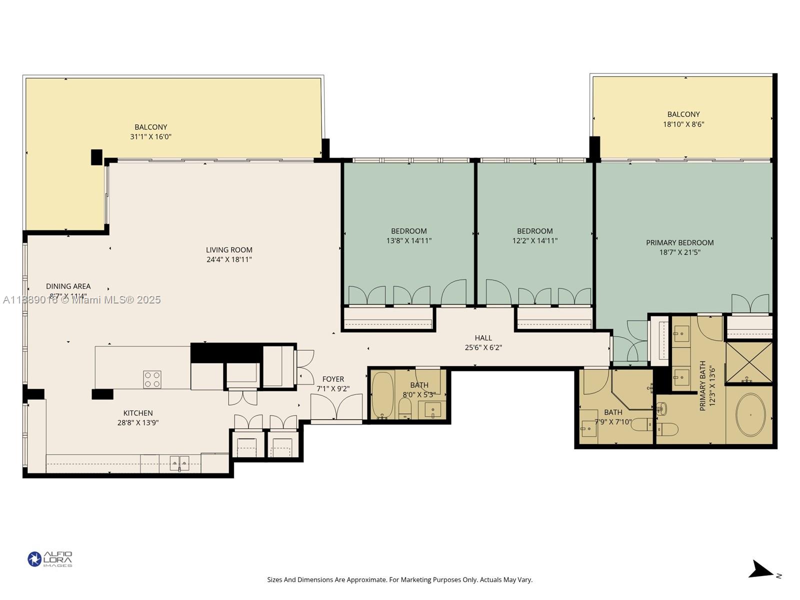 3 Grove Isle Dr #C1802, Coconut Grove FL 33133