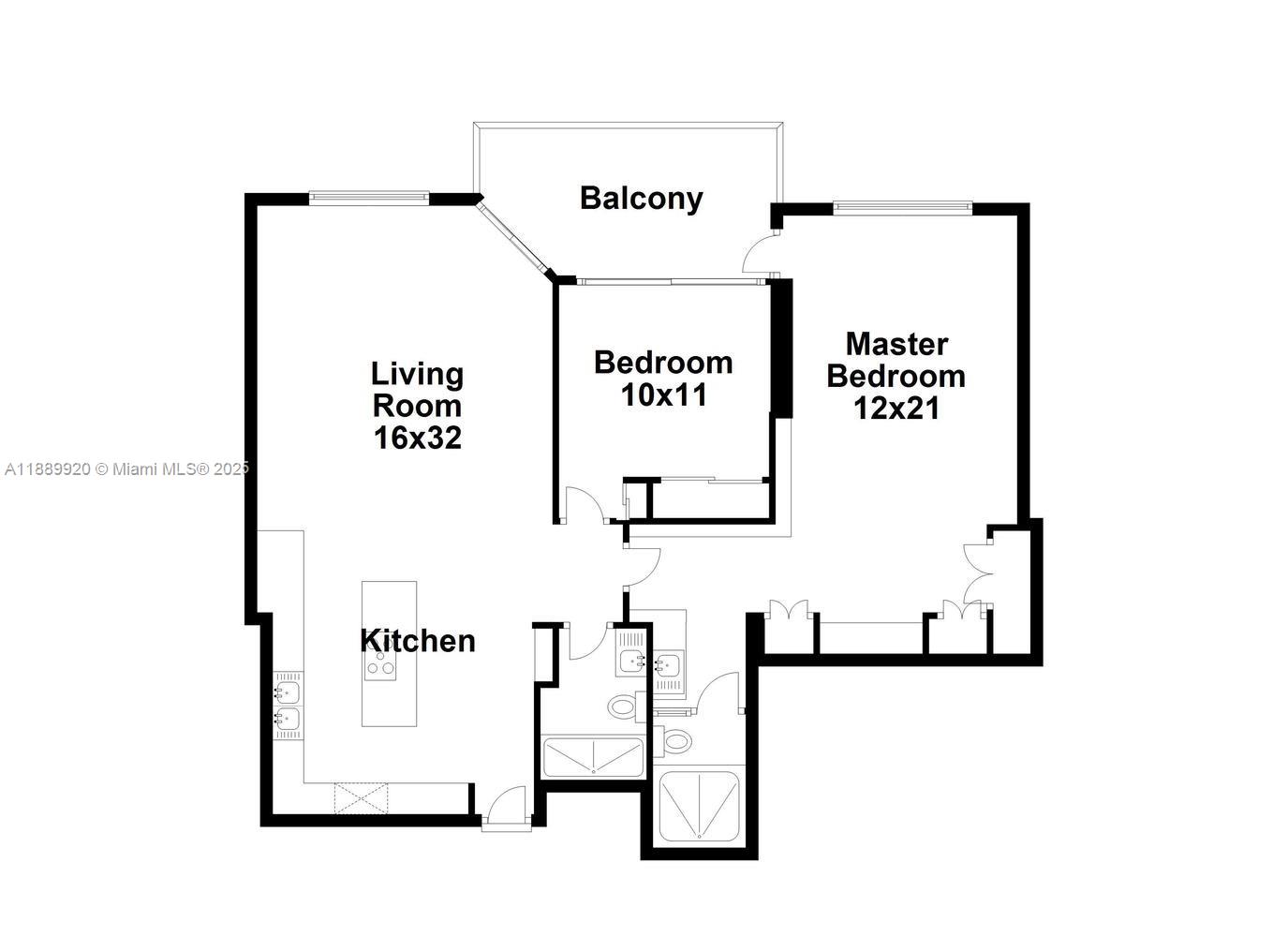 1865 Brickell Ave #A1611, Miami FL 33129