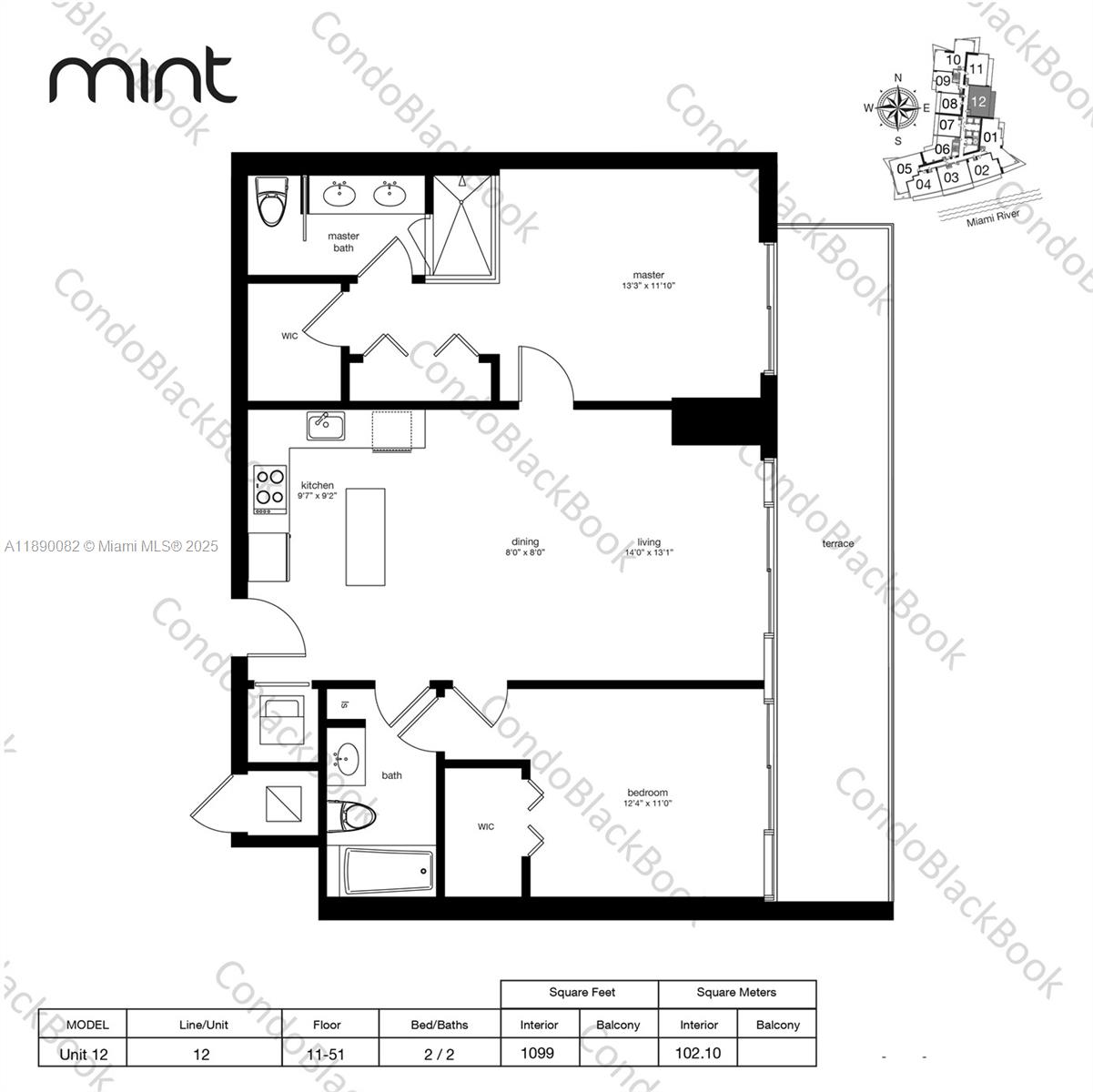 92 SW 3rd St #2712, Miami FL 33130