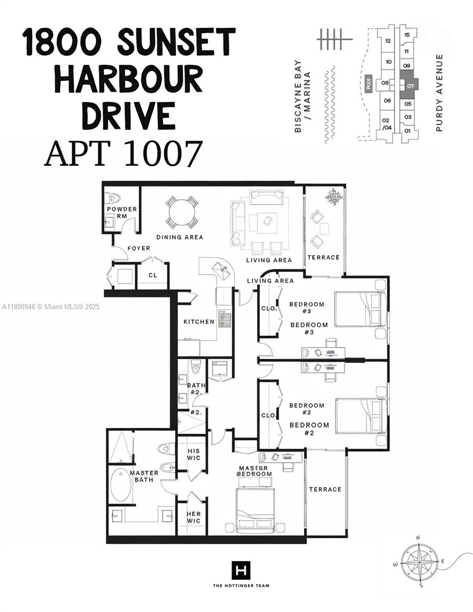 1800 Sunset Harbour Dr #1007, Miami Beach FL 33139