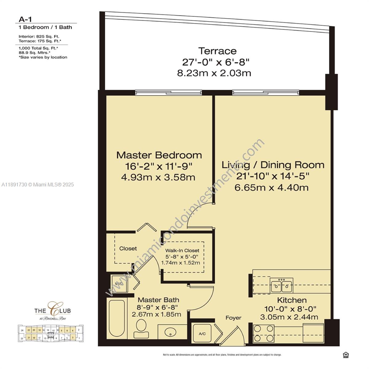 1200 Brickell Bay Dr #3506, Miami FL 33131