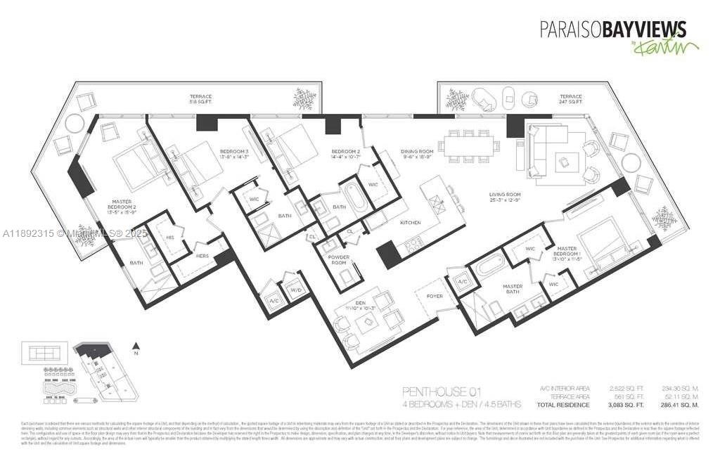 501 NE 31st St #PH4101, Miami FL 33137