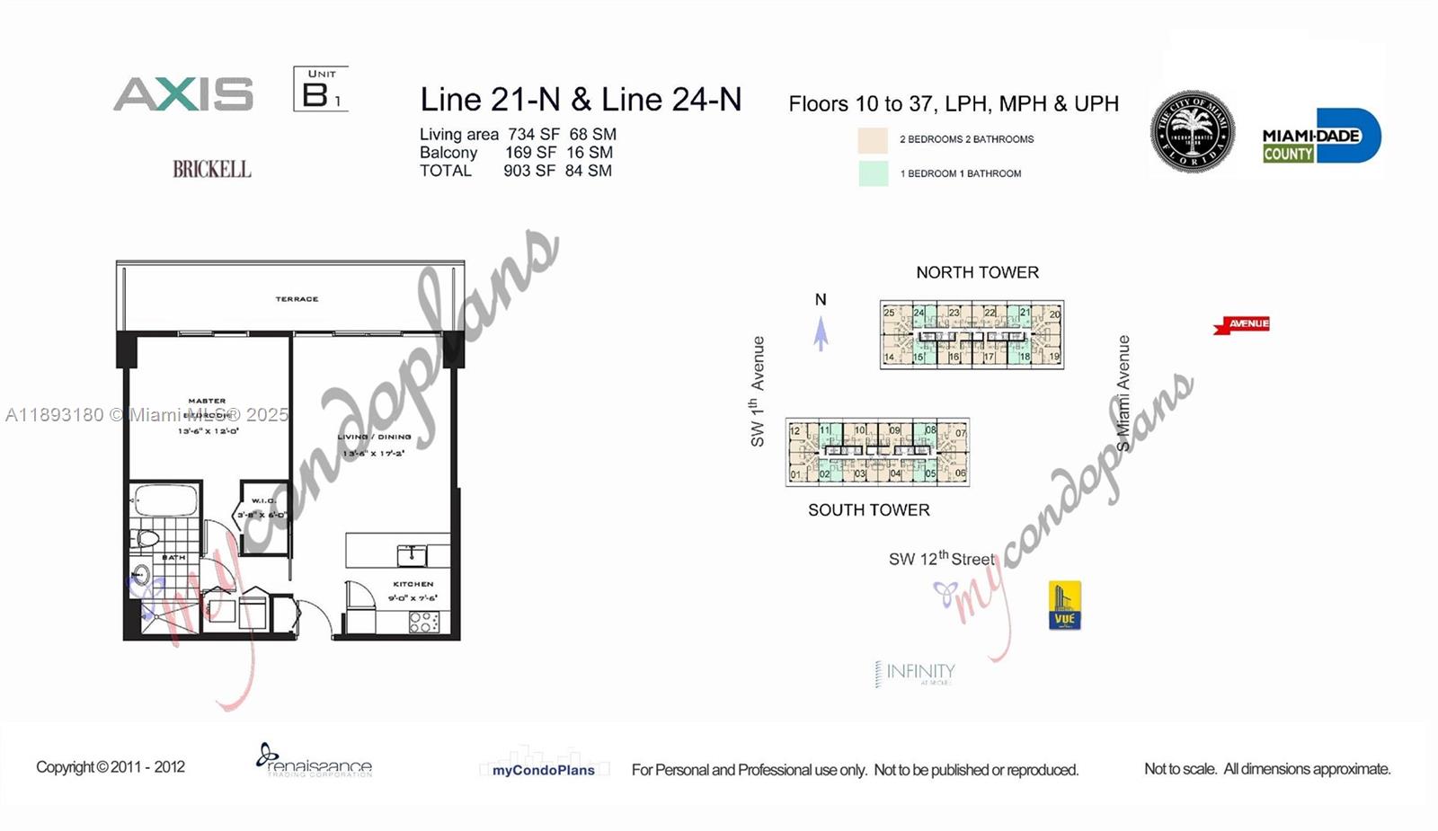 1111 SW 1st Ave #2624-N, Miami FL 33130