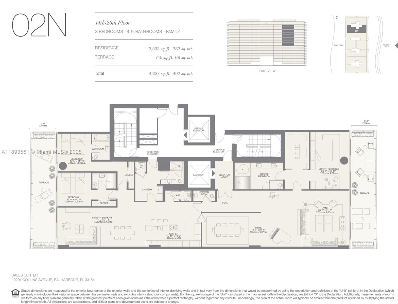10203 Collins Ave #1502, Bal Harbour FL 33154