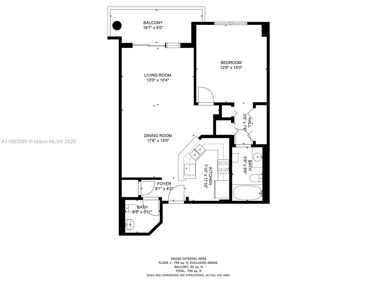 801 Brickell Key Blvd #1606, Miami FL 33131