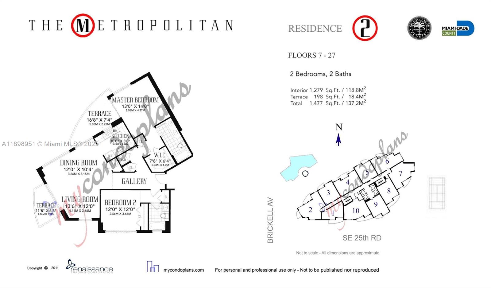 2475 Brickell Ave #1608, Miami FL 33129