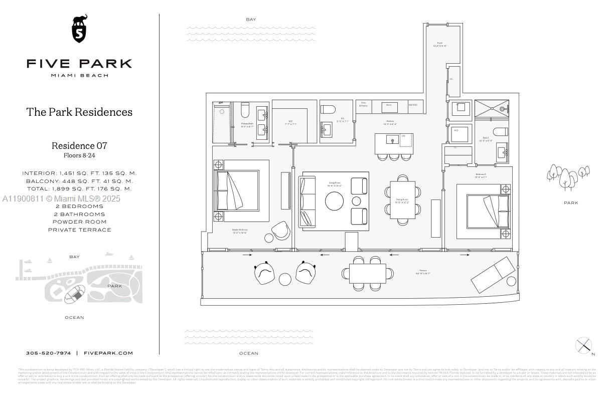 500 Alton Rd #1407, Miami Beach FL 33139