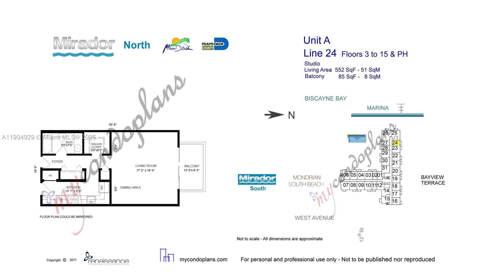 1200 West Ave #524, Miami Beach FL 33139