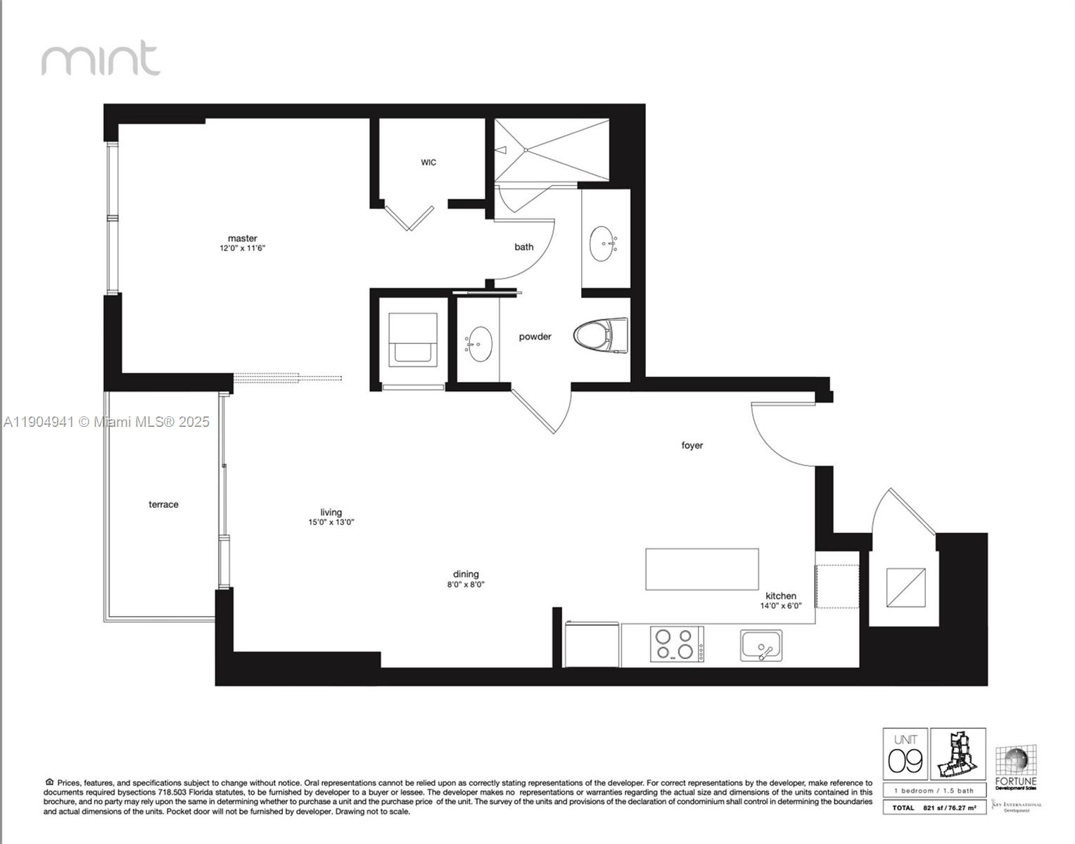 92 SW 3rd St #3809, Miami FL 33130